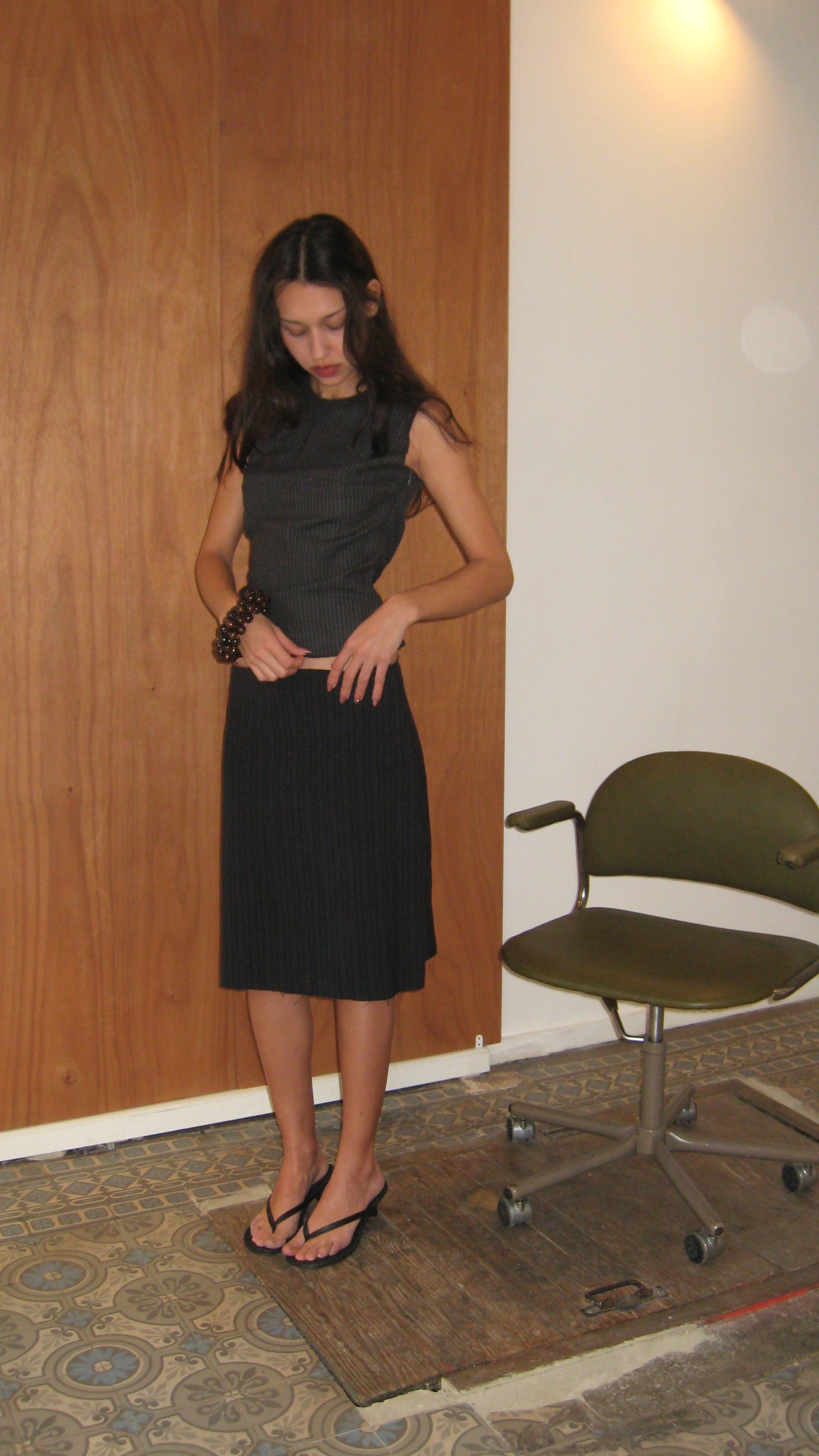 Jupe mi-longue Céline